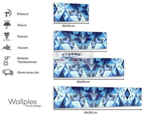 KÉK PRIZMA - KONYHAI DESIGN PANEL